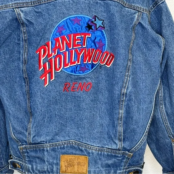 Vintage Planet Hollywood “Reno”
Denim Trucker Jacket Unisex Small/Medium, VGUC - Picture 7 of 11
